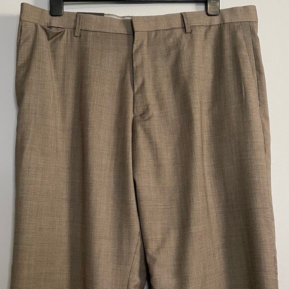 Banana Republic Brown Wool Classic Fit Dress Pants NEW 42/34 - Picture 2 of 5
